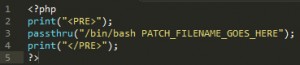 Magento security patch code
